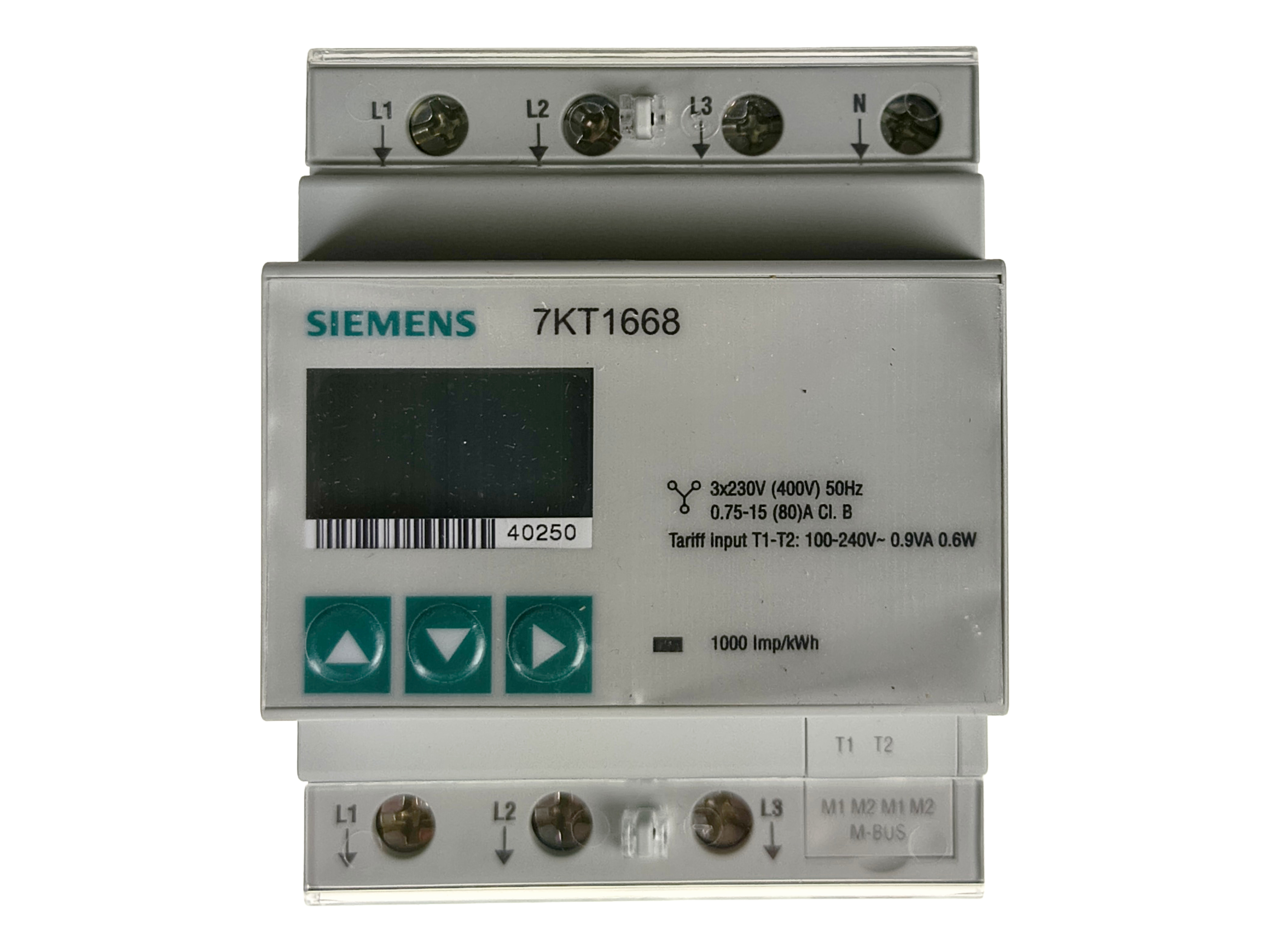 Siemens 7KT1668 SENTRON, measuring device, 7KT PAC1600, LCD, L-L: 400 V, L-N: 230 V, 8... — Sterowniki PLC
