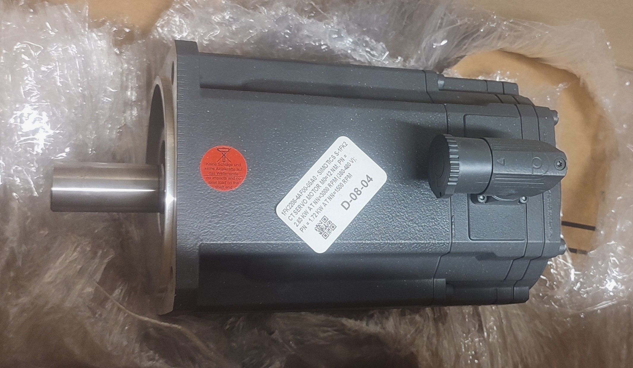 Siemens 1FK2206-4AF00-0SA0 Synchronous Motor 1FK2-CT 12 NM — PLC