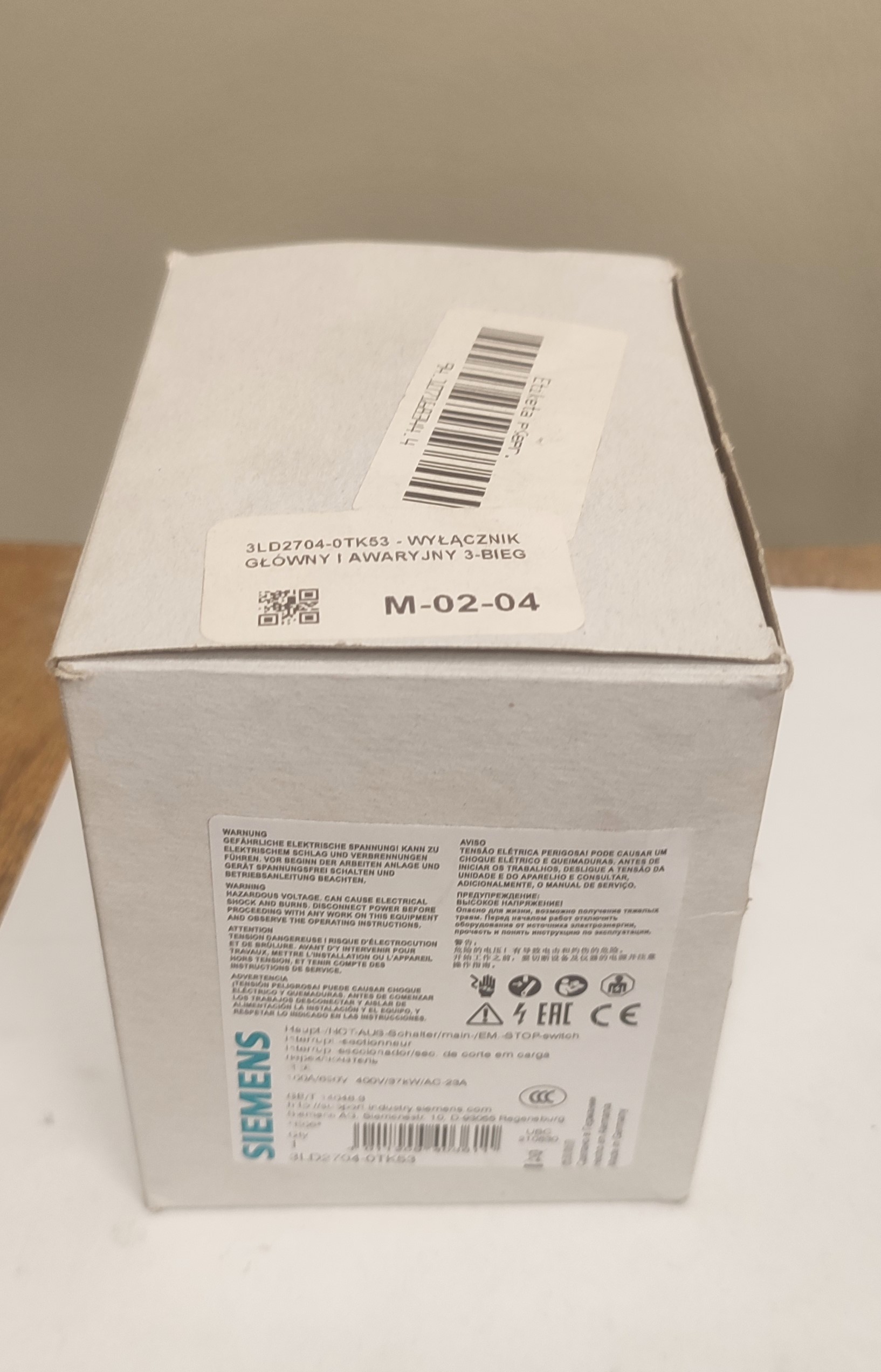 3LD2704-0TK53 Siemens, Interruttori e apparecchiature modulari