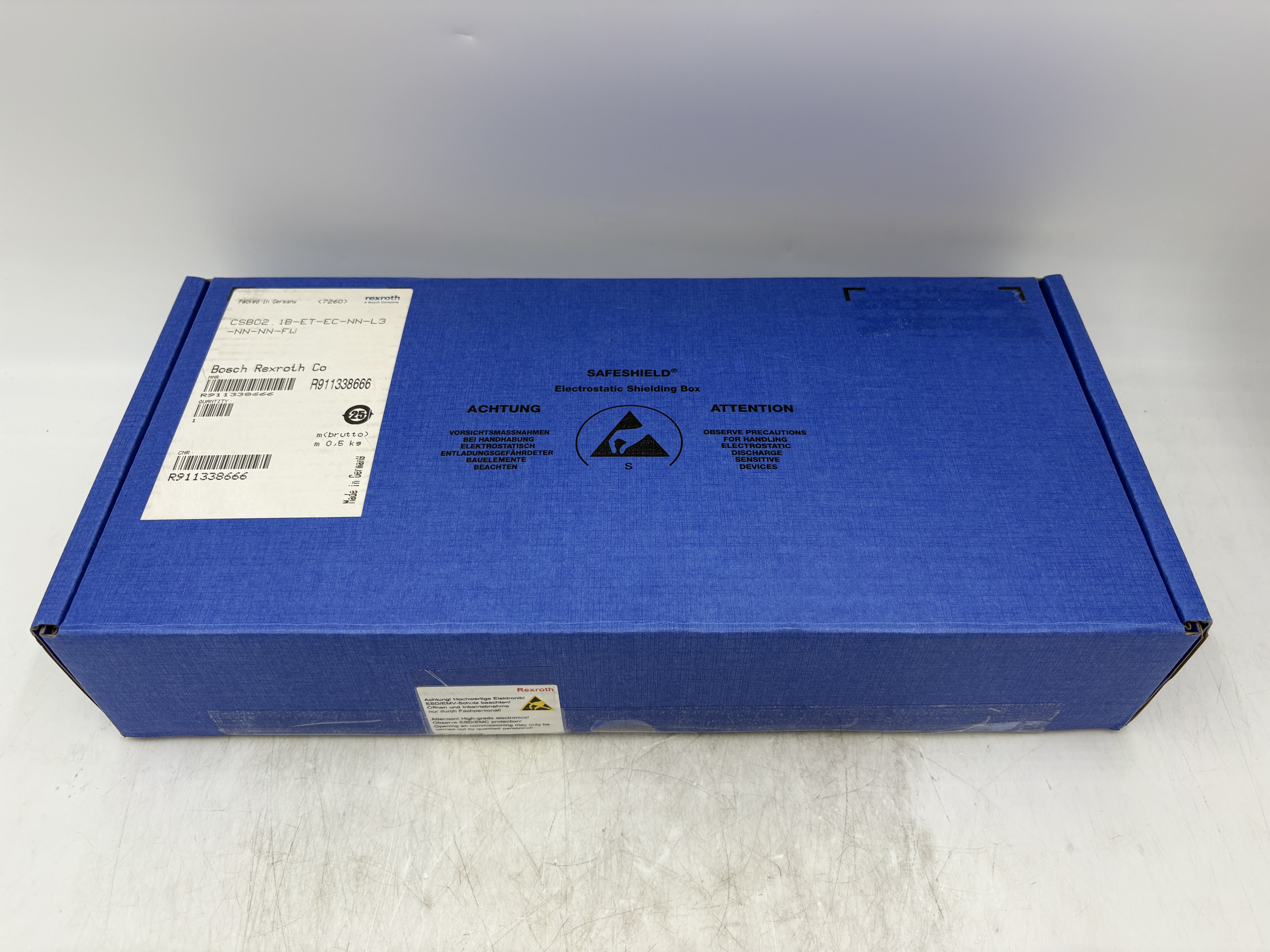 Bosch Rexroth R911338666 CONTROL UNIT CSB02.1B-ET-EC-NN-L3-NN-NN-FW — Servomotors & Servo Drives