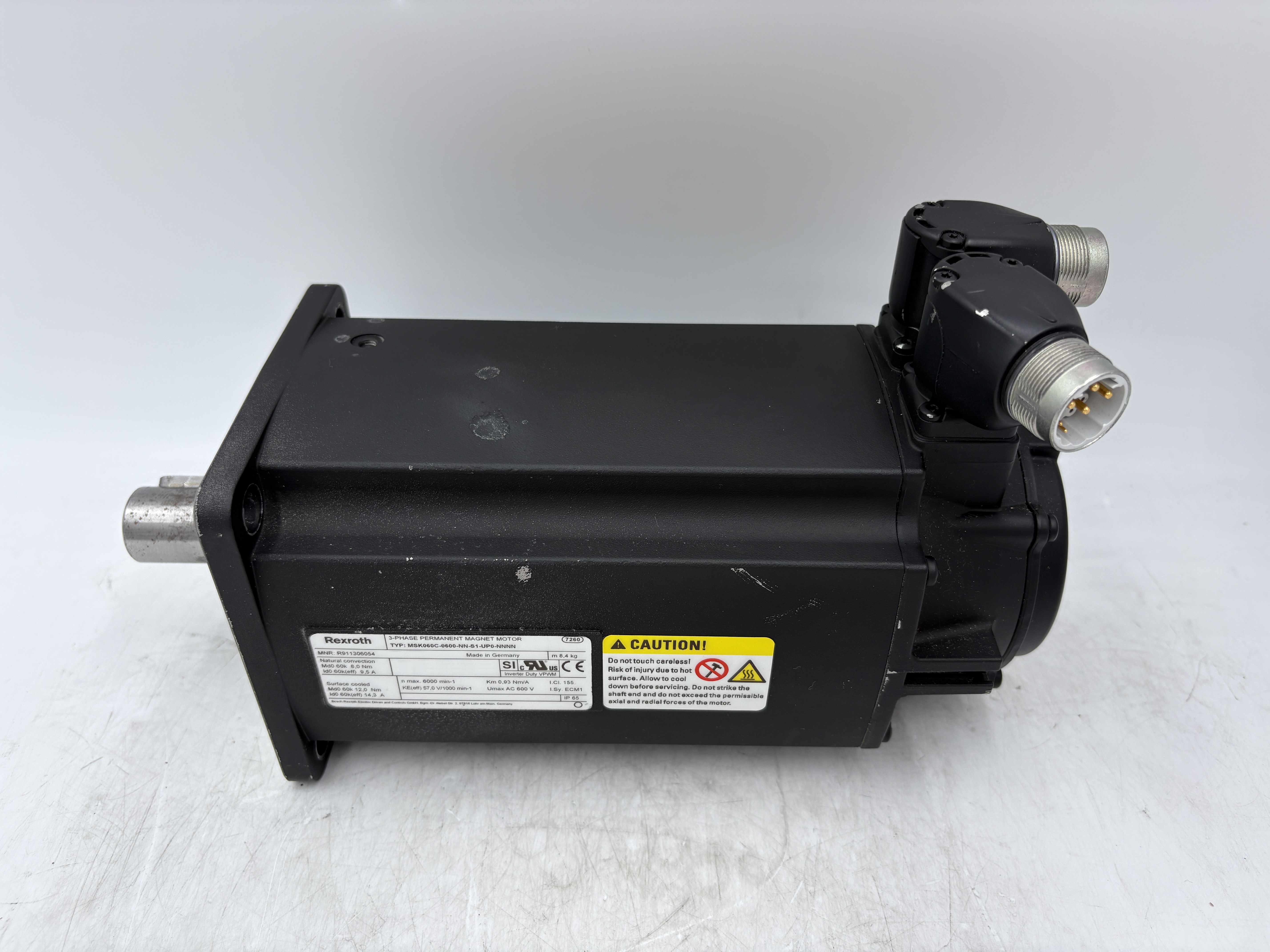 Bosch Rexroth R911306054 SERVOMOTOR MSK060C-0600-NN-S1-UP0-NNNN