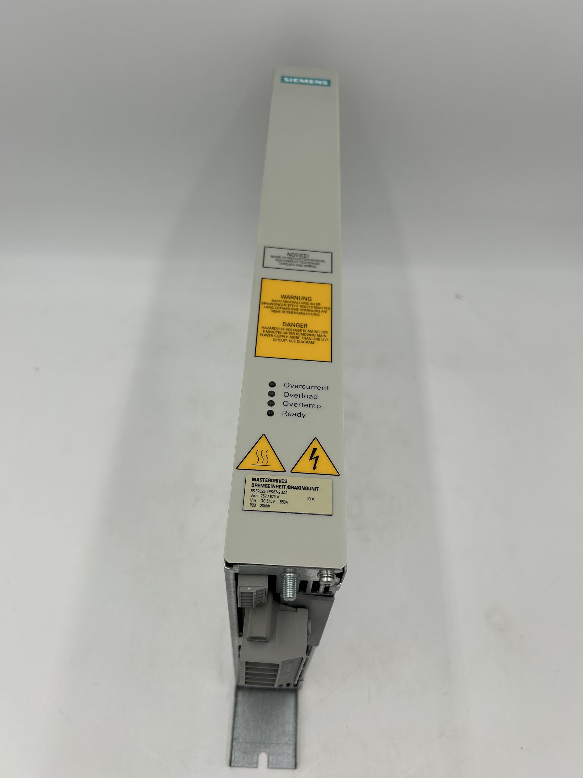 Siemens 6SE7023-2ES87-2DA1 ****spare part**** SINAMICS/ SIMOVERT MASTERDRIVES braking module degr... — PLC