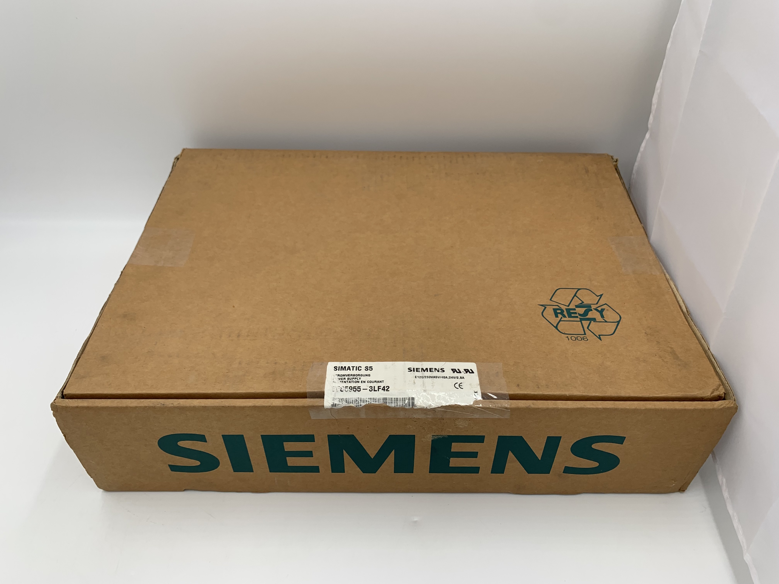 Siemens 6ES5955-3LF42 SIMATIC S5 955 Power Supply Module — PLC