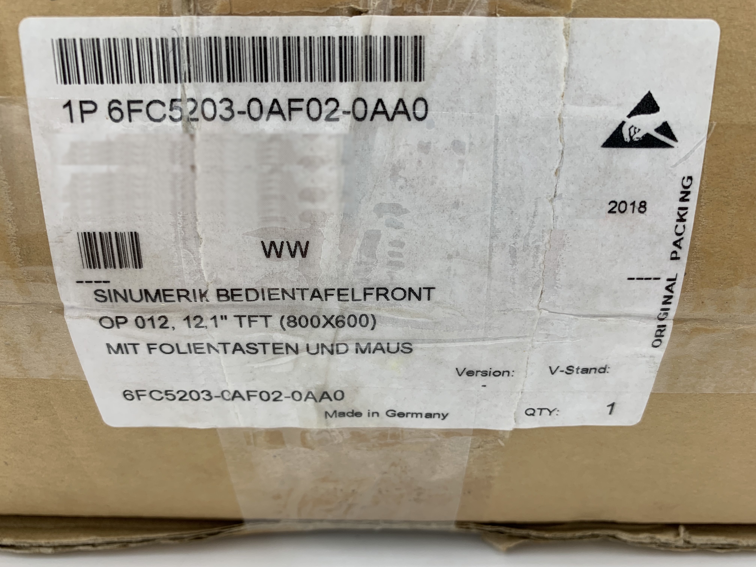 6FC5203-0AF02-0AA0 Siemens, HMI Panels & Monitors