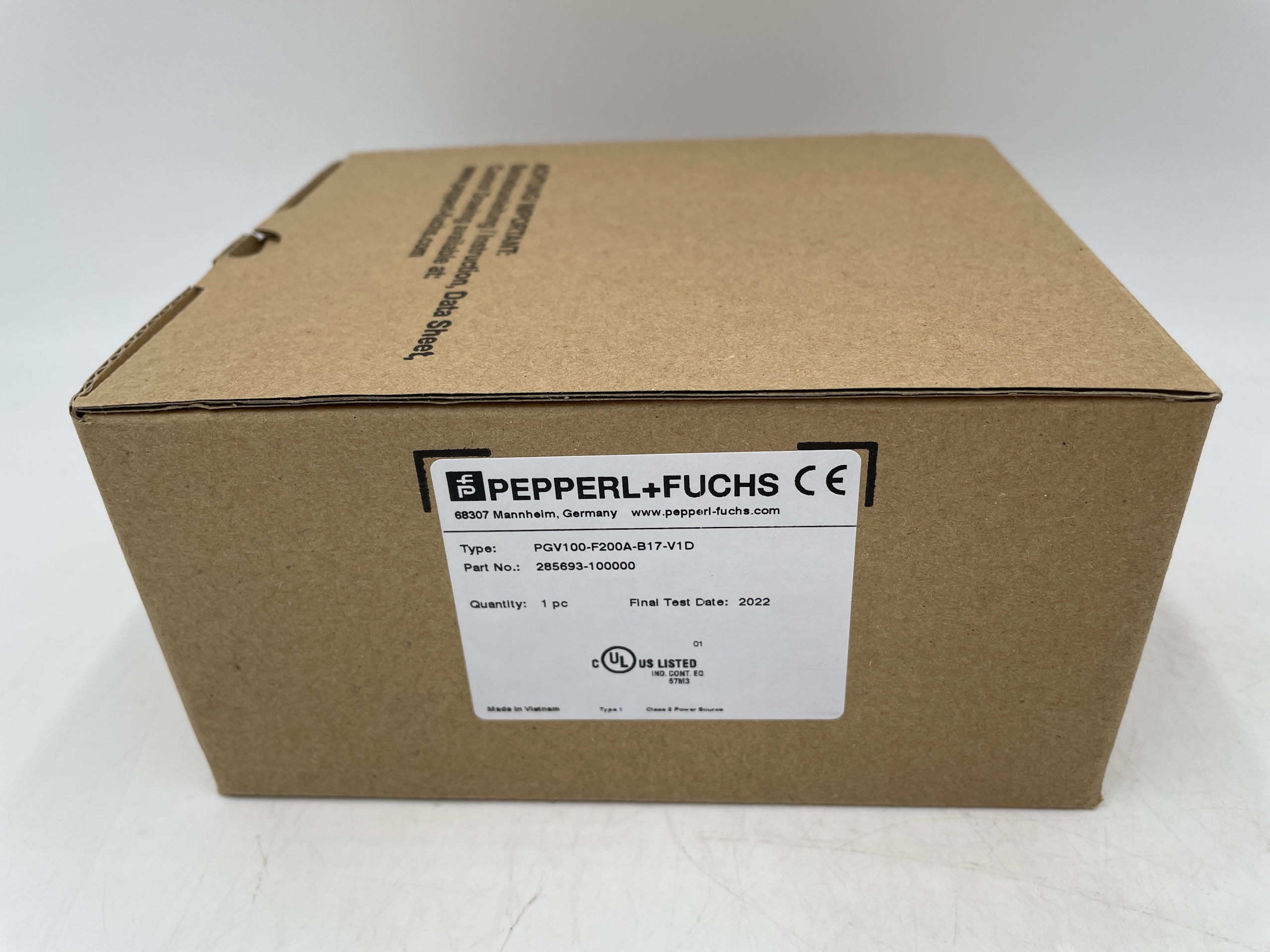 Pepperl+Fuchs PGV100-F200A-B17-V1D Optical reading head — Accessori generali