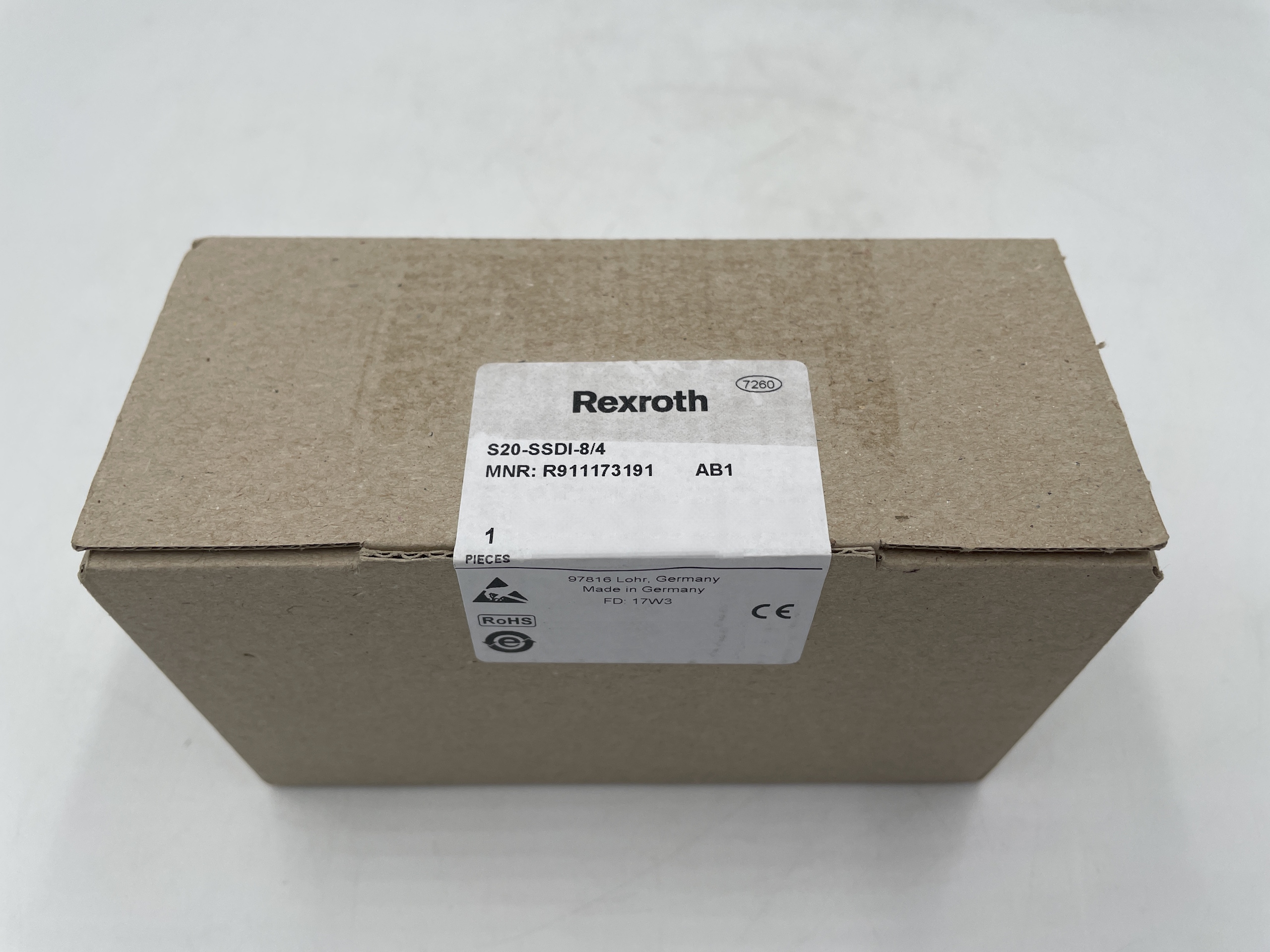 Bosch Rexroth R911173191 INTERFACE MODULE S20-SSDI-8/4