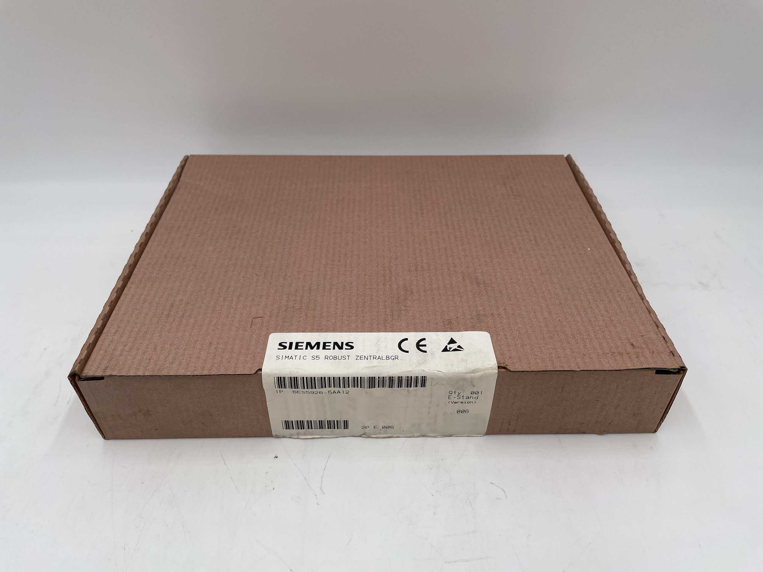 Siemens 6ES5926-5AA12 SIMATIC S5, 926 CPU FOR 150A CENTRAL CONTROLLER — PLC Modules & Extensions