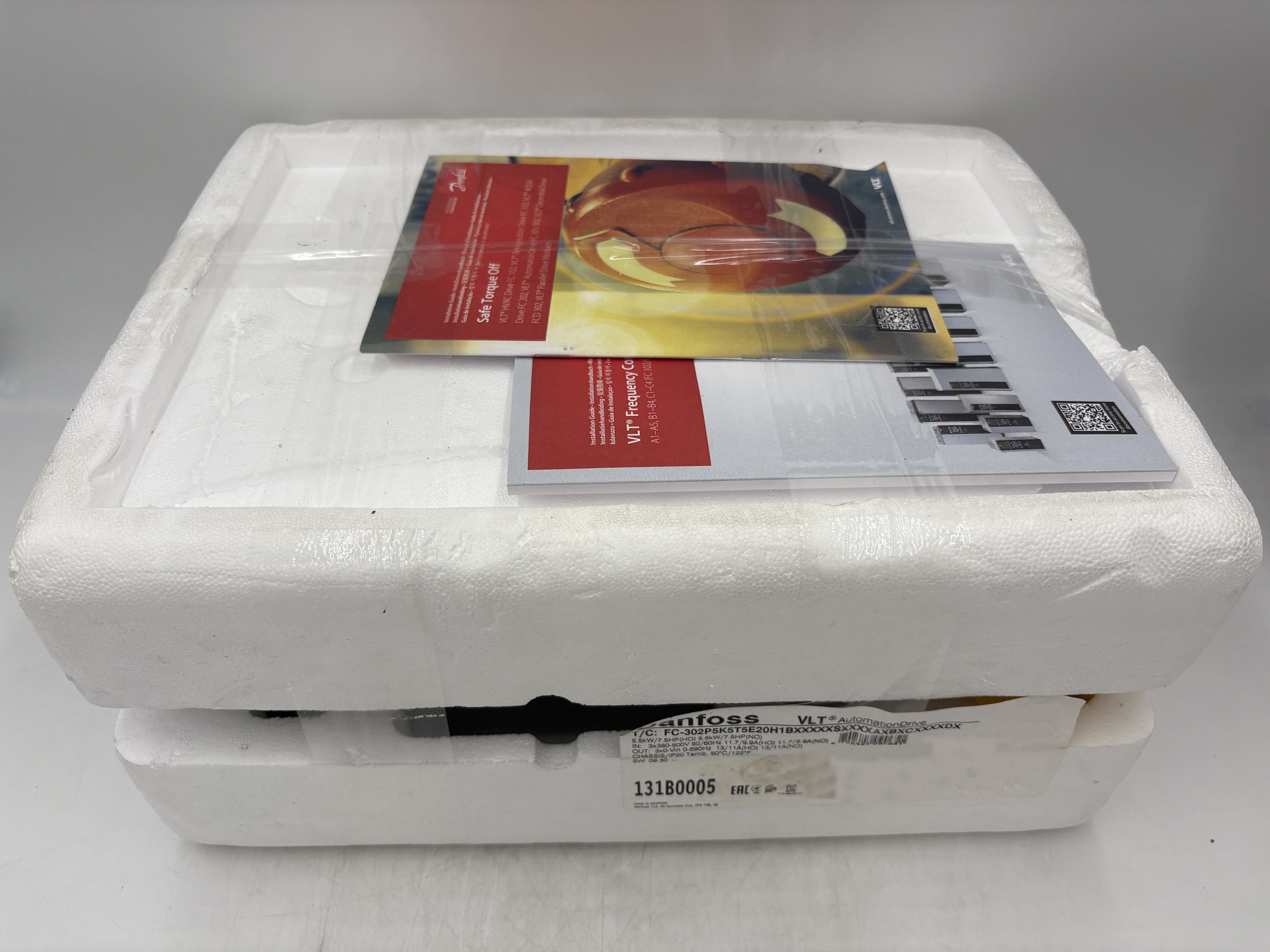 Danfoss 131B0005 FC-302P5K5T5E20H1BXXXXXSXXXXAXBXCXXXXDX