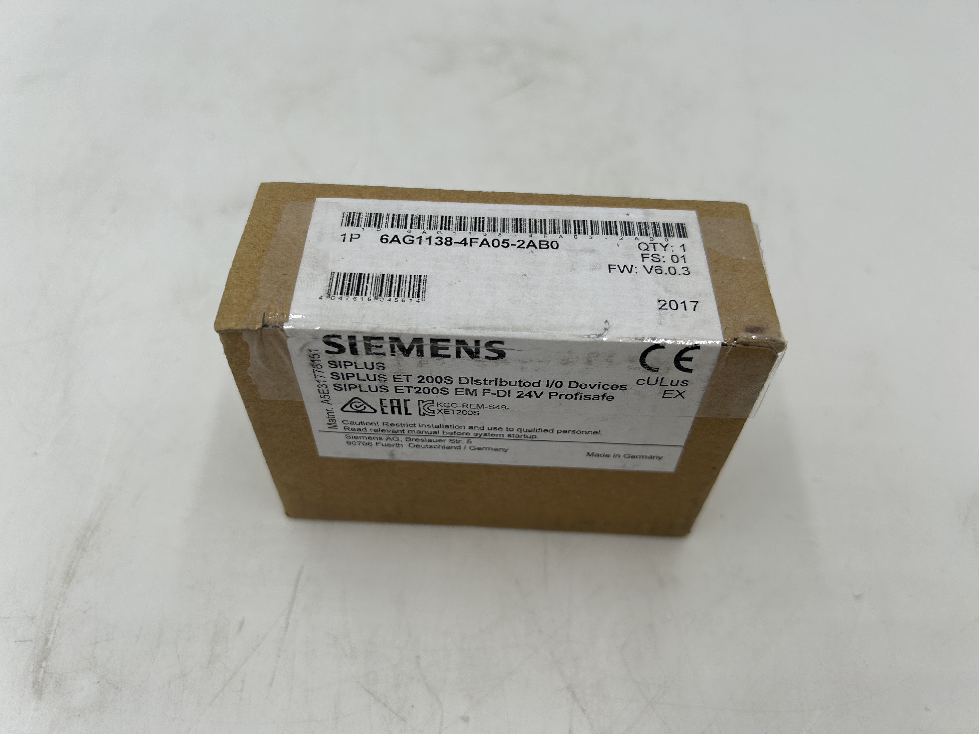 6AG1138-4FA05-2AB0 Siemens, PLC