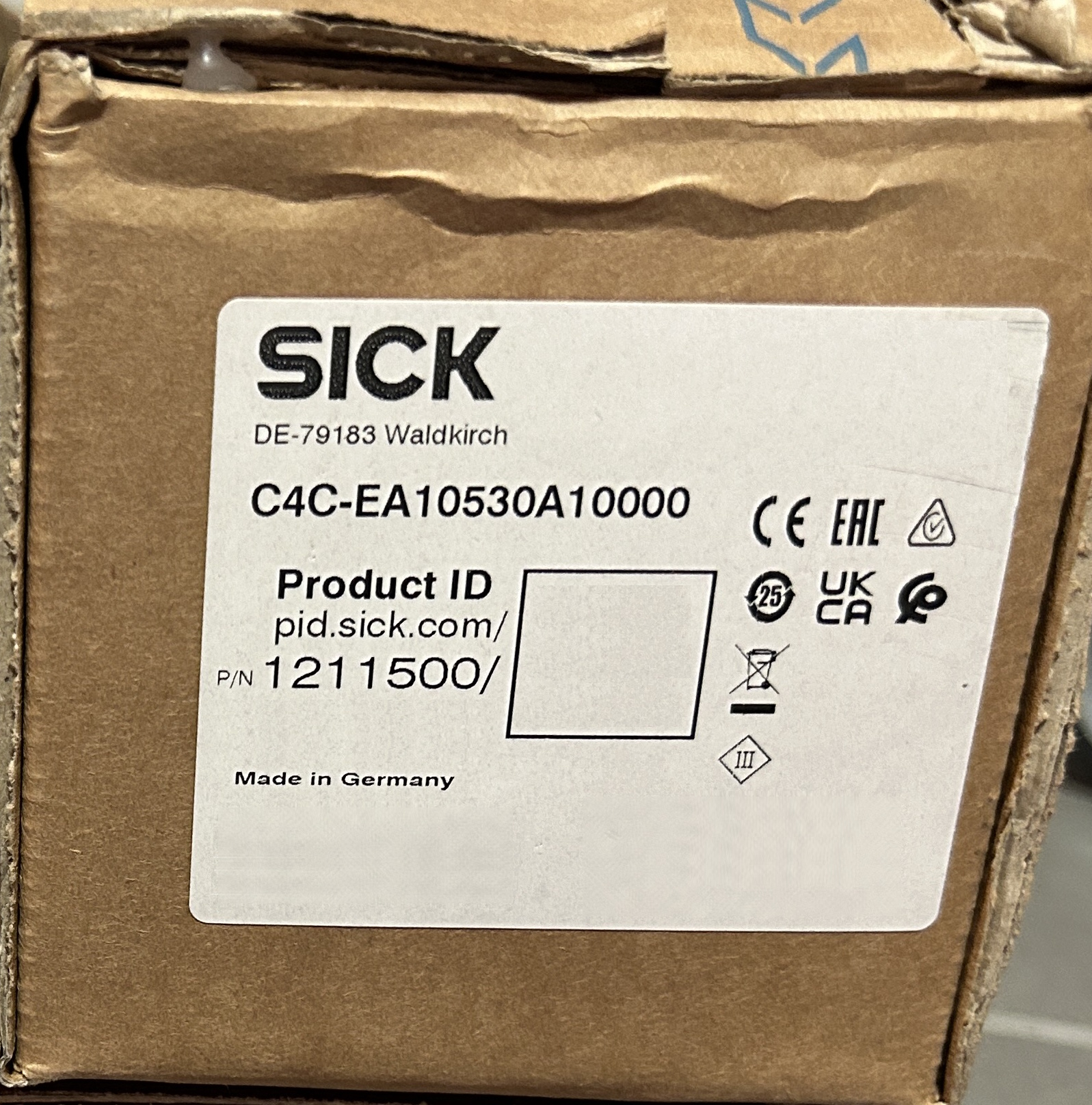 Sick C4C-EA10530A10000 — Accessori generali