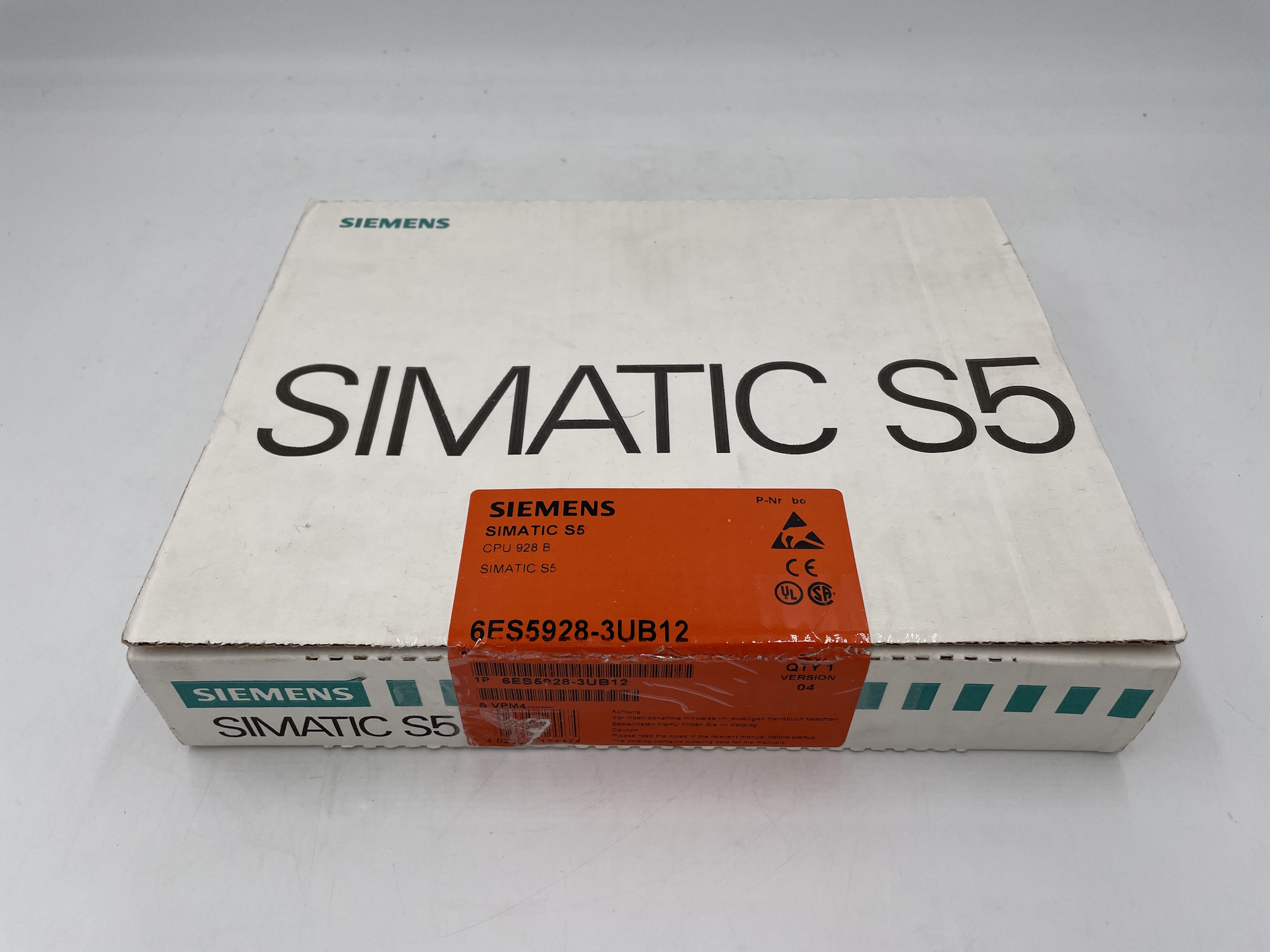 Siemens 6ES5928-3UB12 SIMATIC S5 CPU 928B F. S5-135U/155U — PLC
