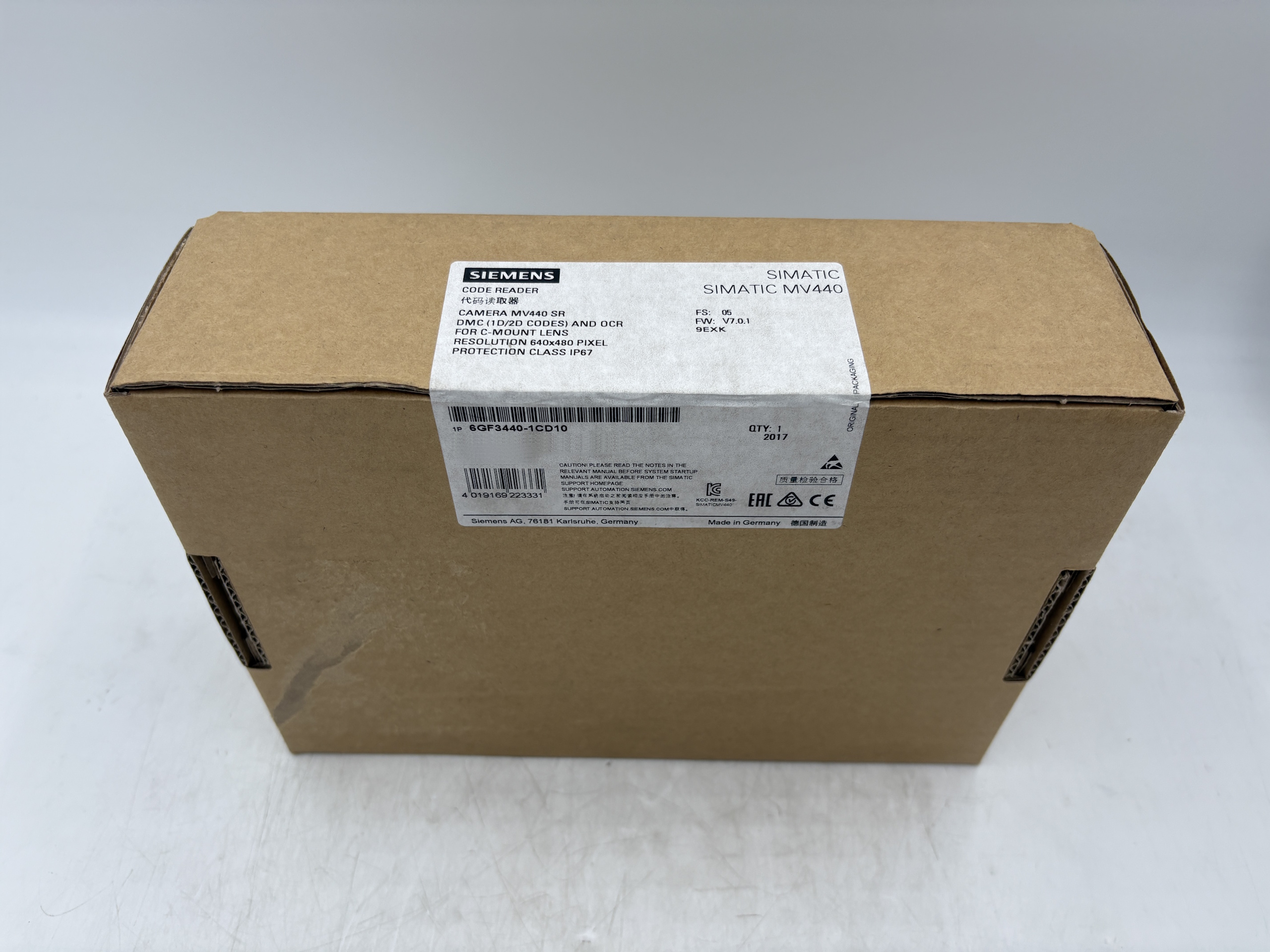 Siemens 6GF3440-1CD10 - - spare part - - SIMATIC MV440 SR optical reader; resolution: 640x 4... — Sensori di prossimità e induttivi