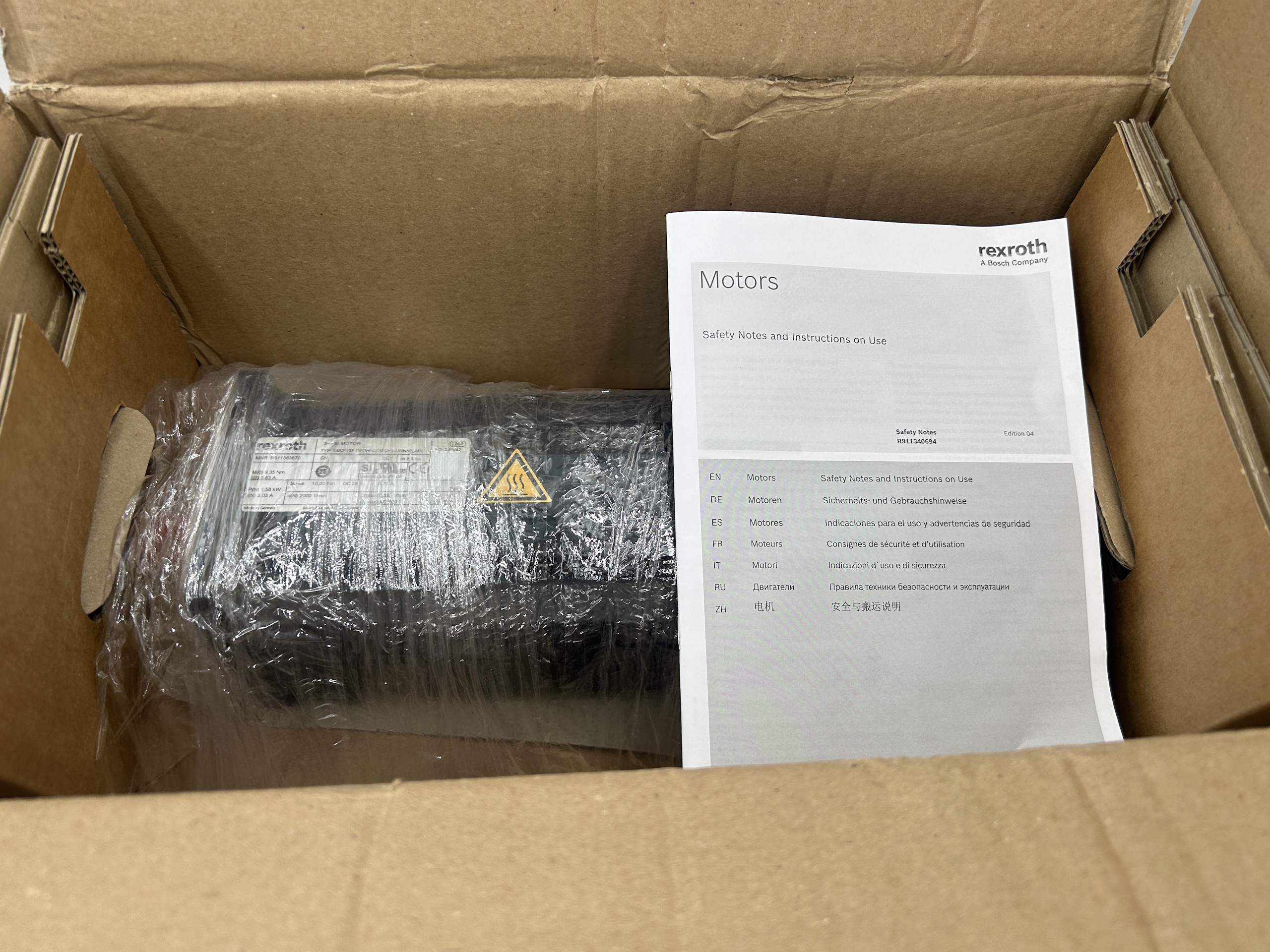 Bosch Rexroth R911383670 An unexpected error has occurred. Please, try again later.