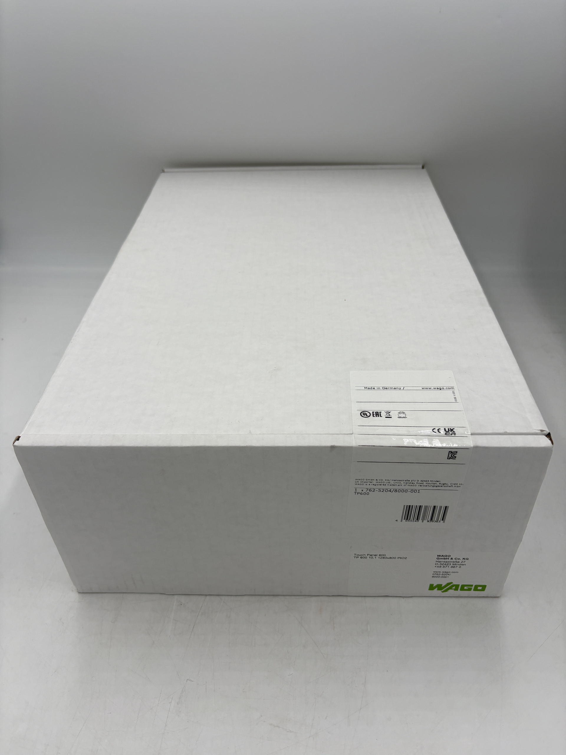 Wago 762-5204/8000-001 Advanced Line; 10.1" (25.7 cm); 1280 x 800 pixels; 2 x ETHERNET, 2 x USB, Audio; Visu Panel — PLC