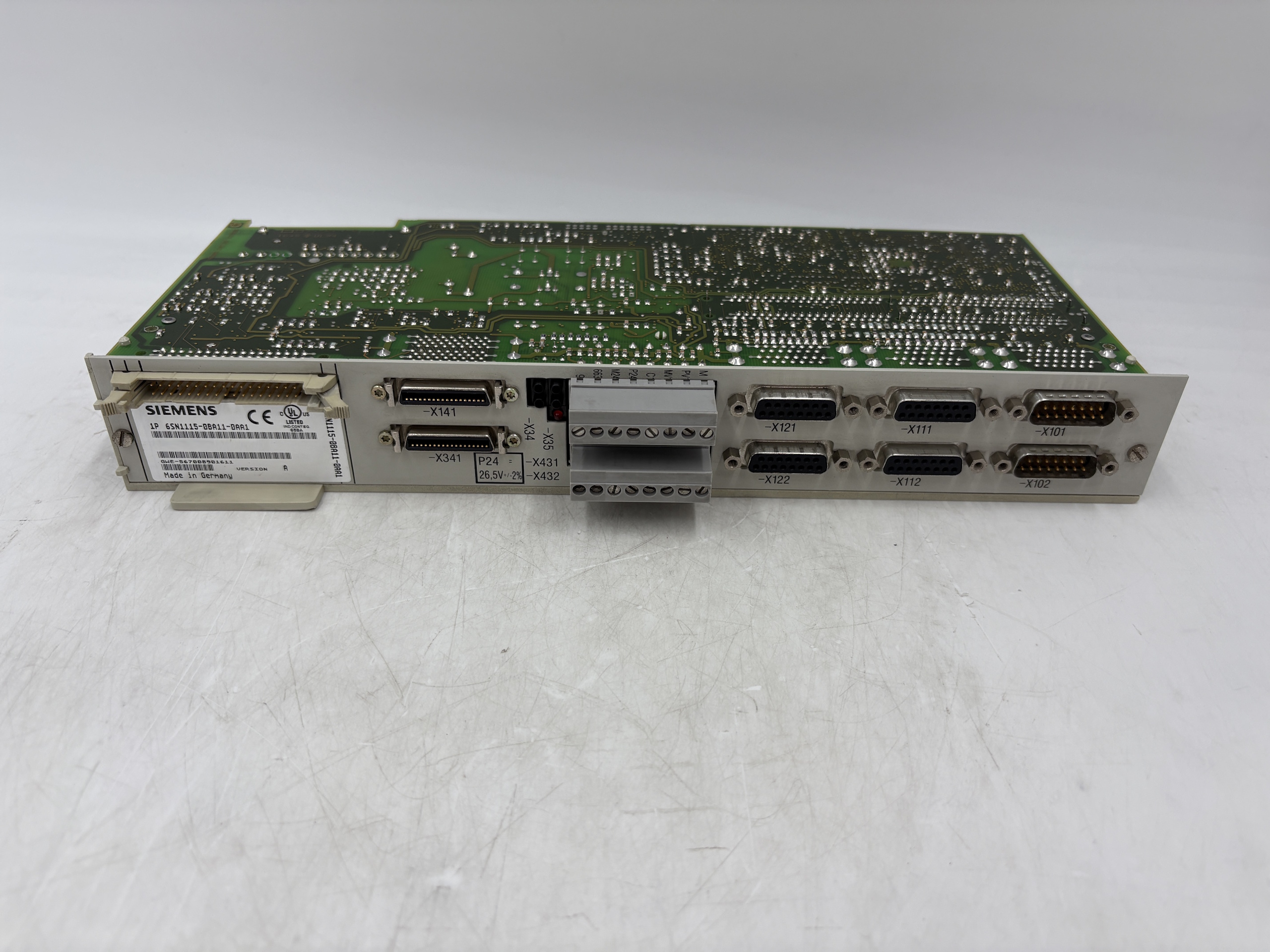 Siemens 6SN1115-0BA11-0AA1 ***SPARE PART*** SIMODRIVE 611 DIGITAL CLOSED-LOOP CONTROL 2 AXES HYDR... — Servomotori e servoazionamenti