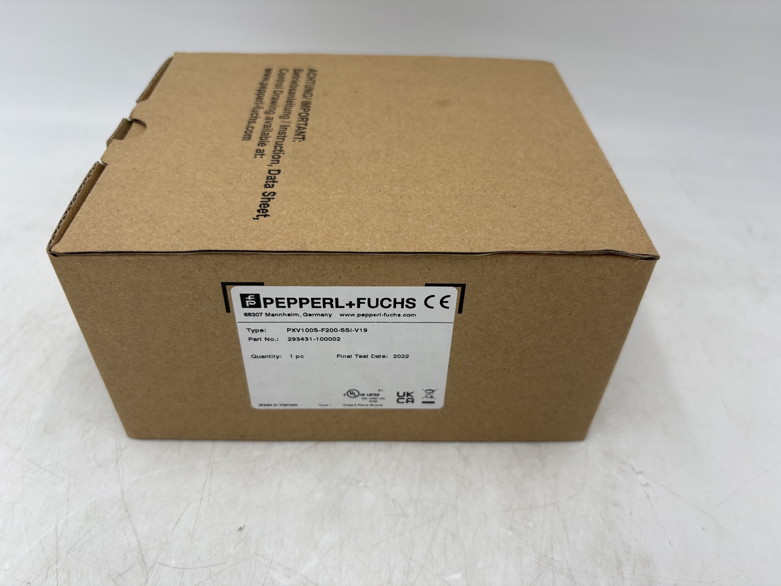 Pepperl+Fuchs PXV100S-F200-SSI-V19 Optical reading head — Accessori generali
