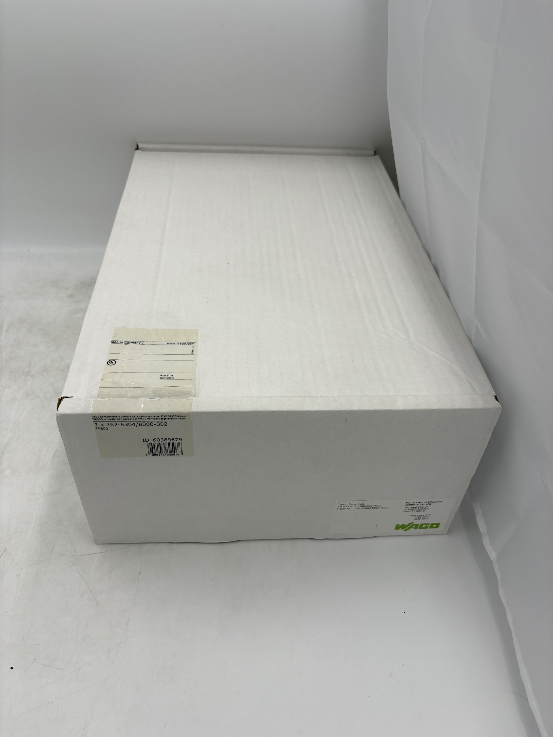 Wago 762-5304/8000-002 Advanced Line; 10.1" (25.7 cm); 1280 x 800 pixels; 2 x ETHERNET, 2 x USB, CAN, DI/DO, RS-232/485, Audio; Control Panel — PLC
