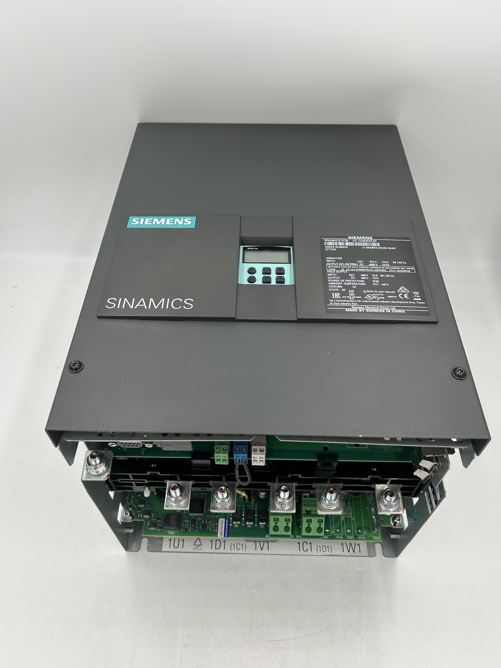 Siemens 6RA8075-6GV62-0AA0 SINAMICS DCM DC converter for 4-quadrant drives Circuit (B6) A (B6) C ... — Accessori generali