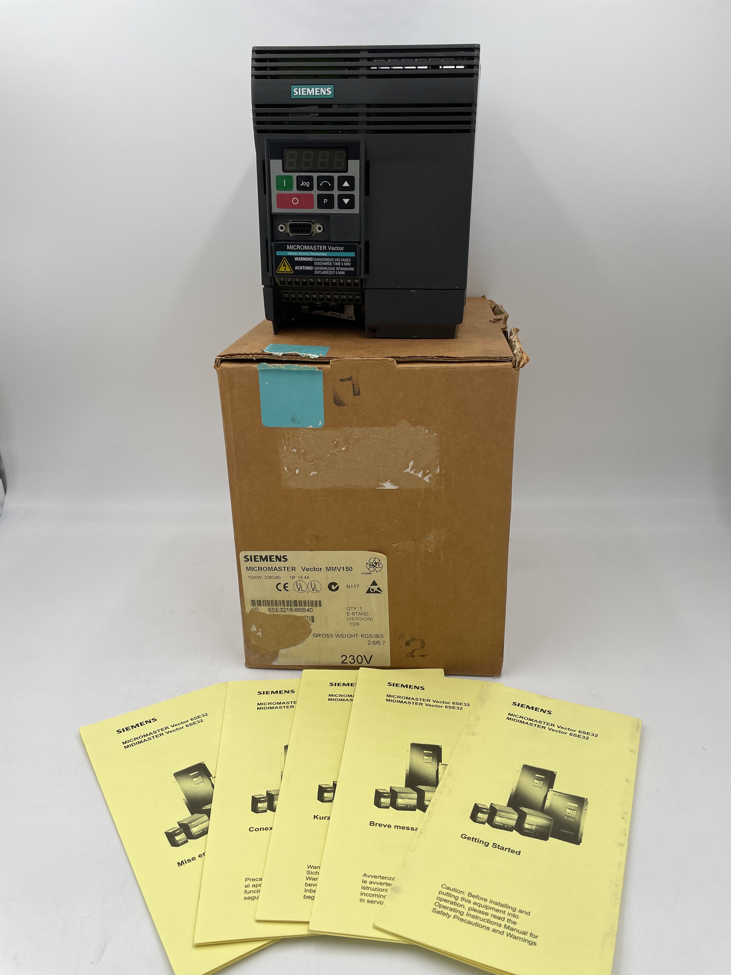 Siemens 6SE3216-8BB40 MICROMASTER VECTOR MMV150 — PLC
