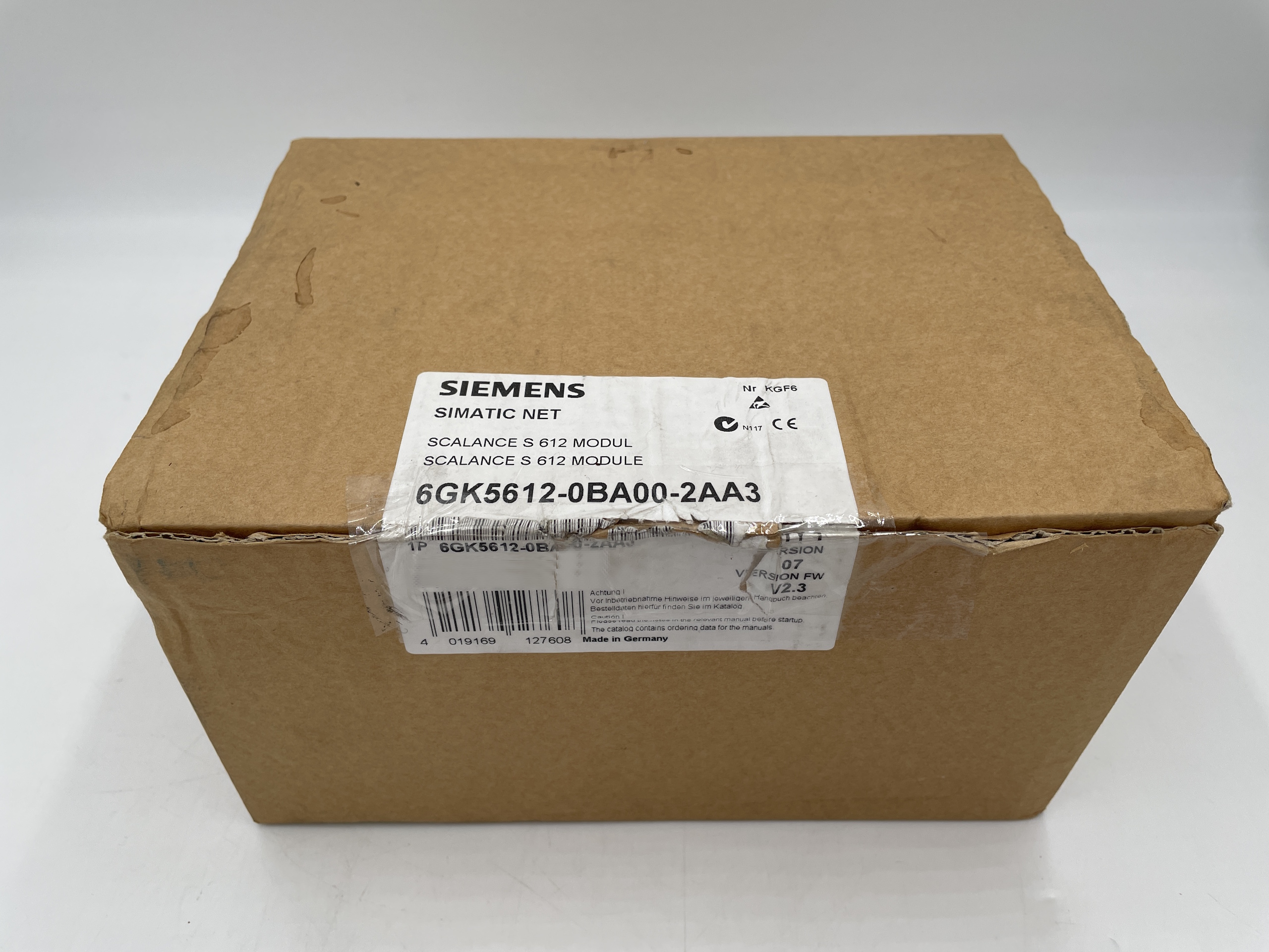 Siemens 6GK5612-0BA00-2AA3 SCALANCE S 612 MODULE,F. PROTECTION OF DEVICES AND NETWORKS IN AUTOMAT... — PLC