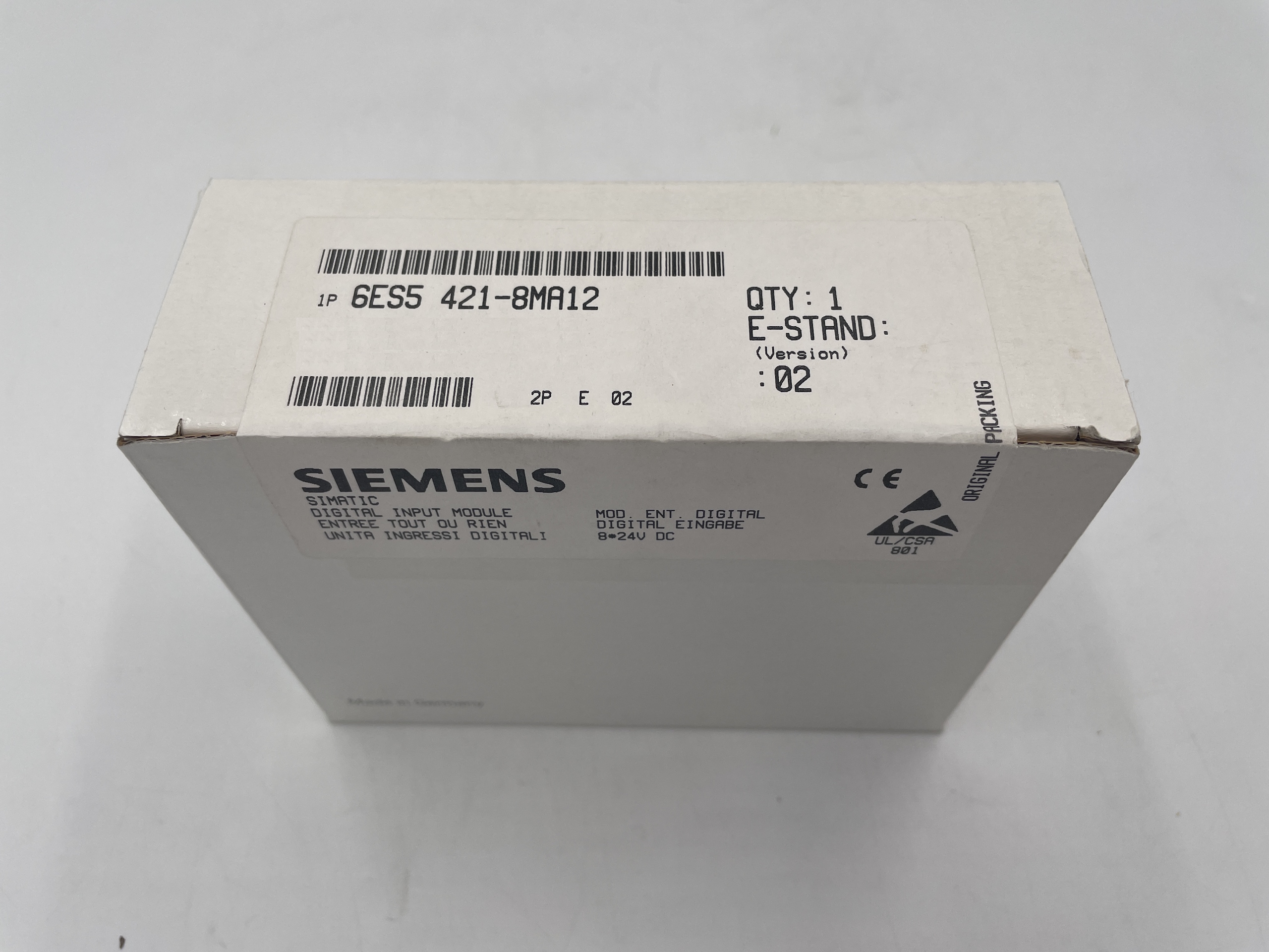 Siemens 6ES5421-8MA12 ***Spare part*** SIMATIC S5, Digital input 421 Non-isolated for S5-90U... — Moduli PLC ed estensioni