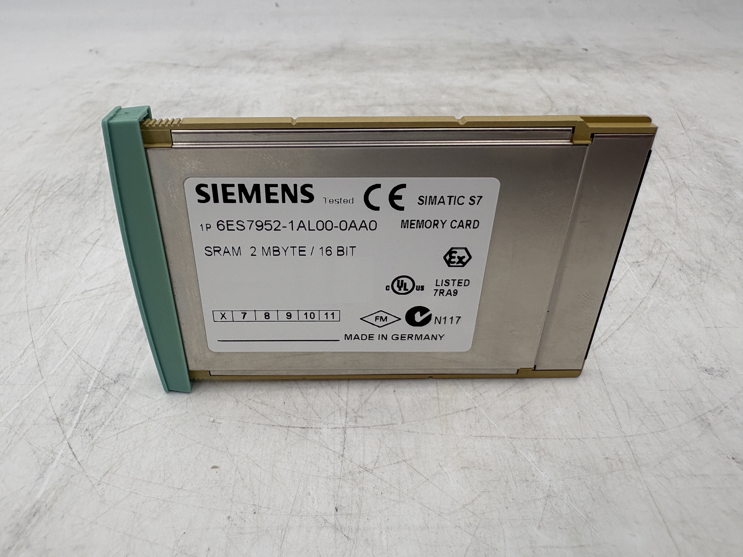 Siemens 6ES7952-1AL00-0AA0 MEMORY RAM CARD S7400 LONG VERS 2MB — Moduli PLC ed estensioni