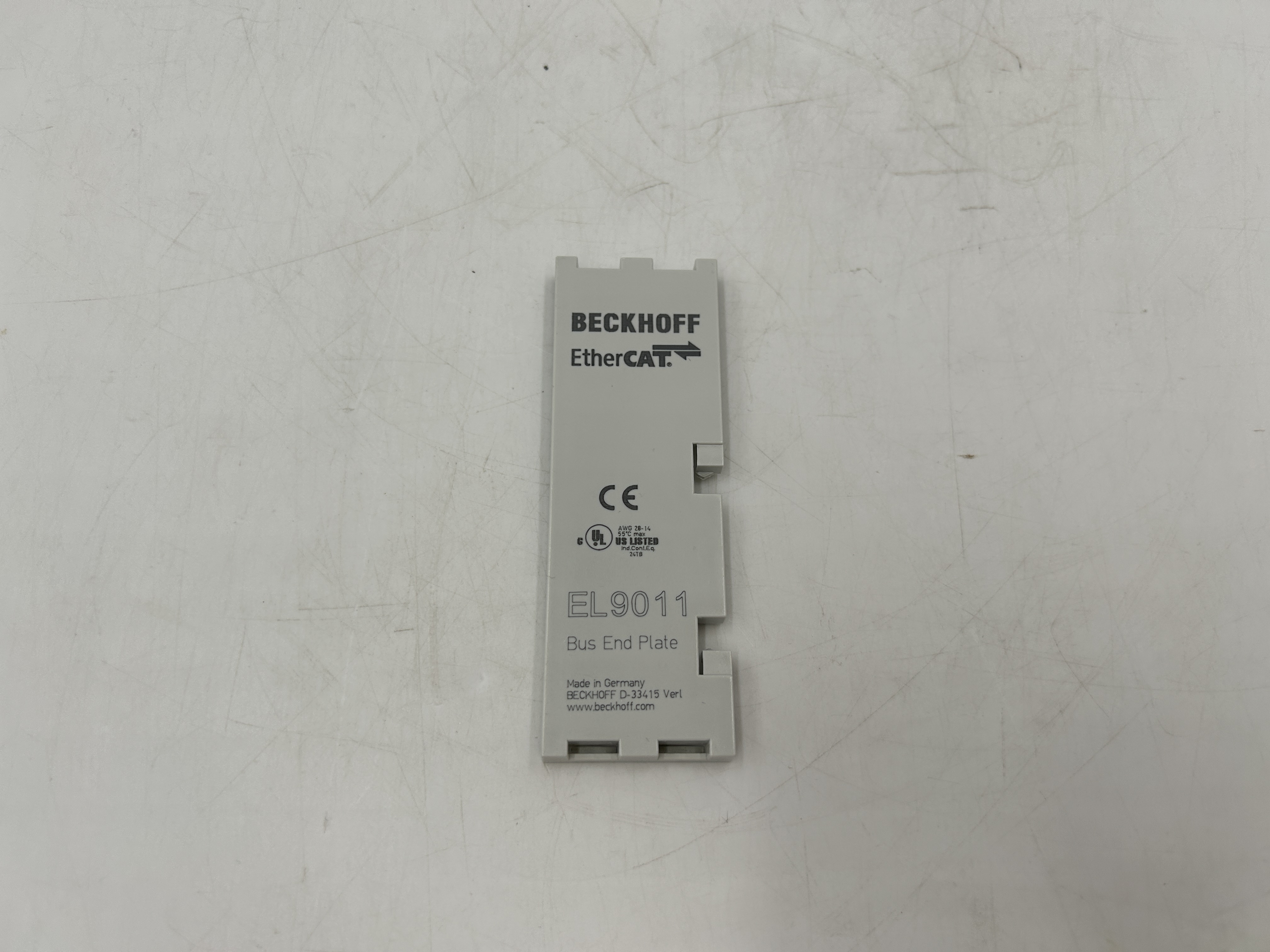 Beckhoff EL9011 EL9011 | EtherCAT Terminal, end cover, E-bus contacts, gray — Accessori generali