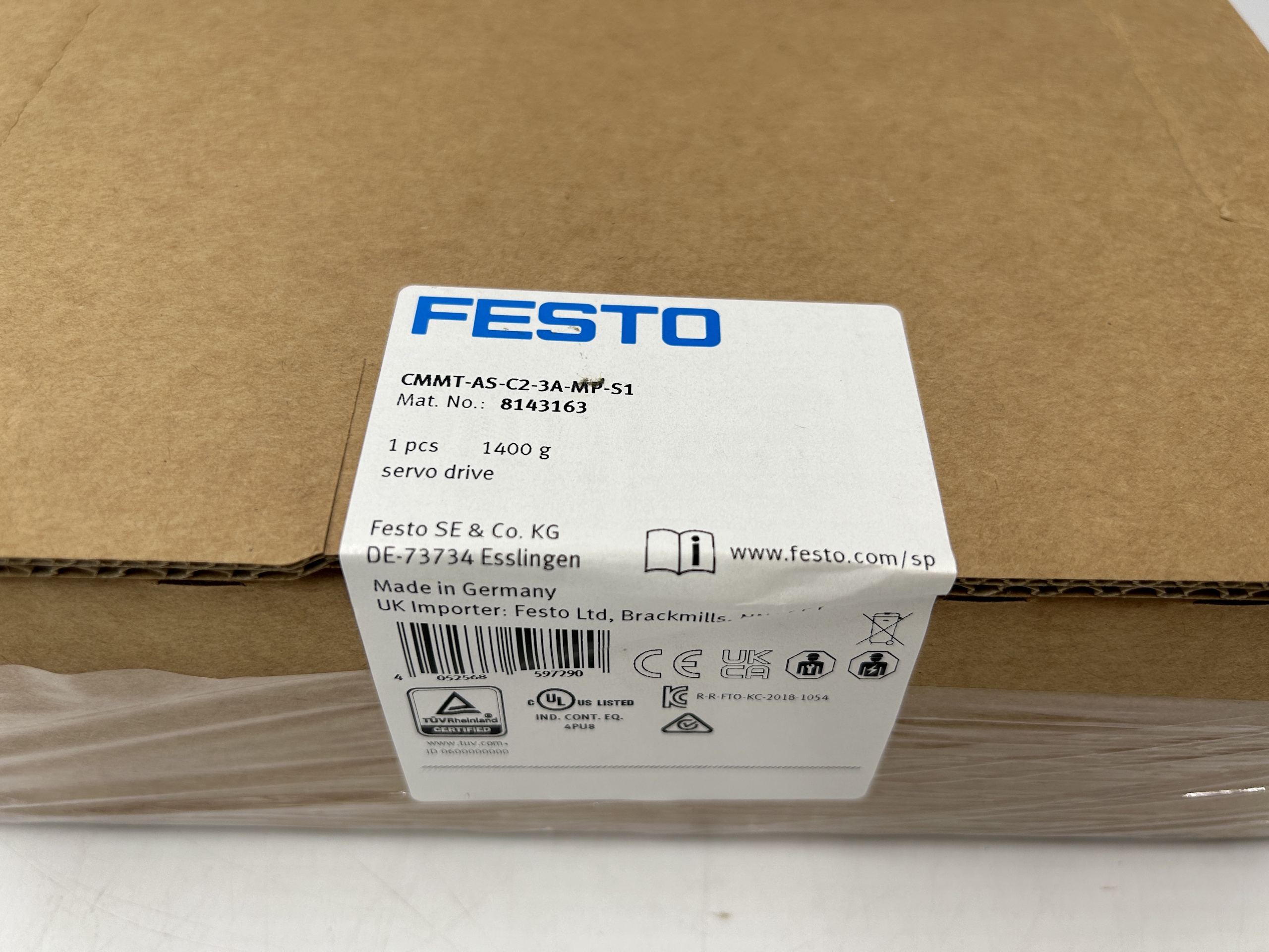 Festo CMMT-AS-C2-3A-MP-S1 Servo drive — Servomotori e servoazionamenti