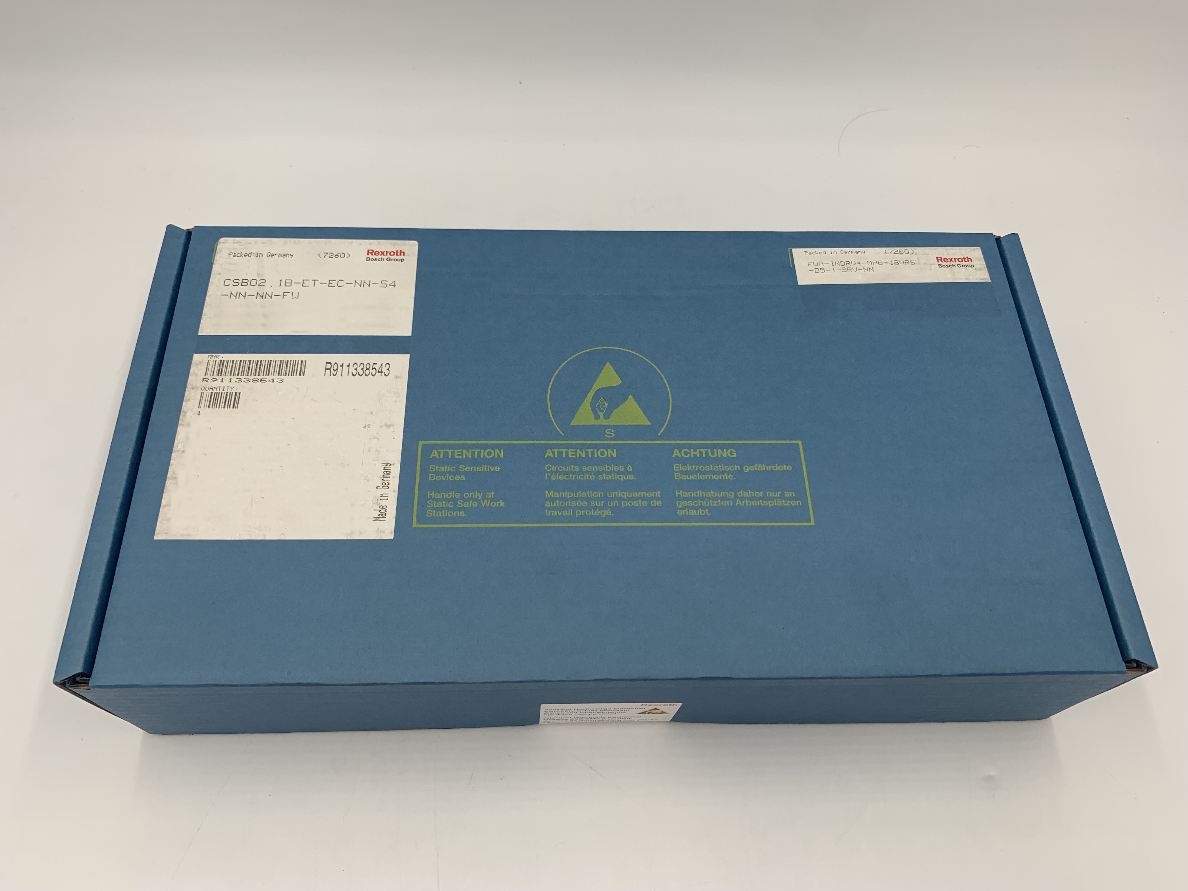 Bosch Rexroth R911338543 CONTROL UNIT CSB02.1B-ET-EC-NN-S4-NN-NN-FW